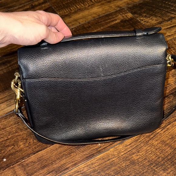 Coach Black Leather Shoulder Bag - Picture 4 of 5